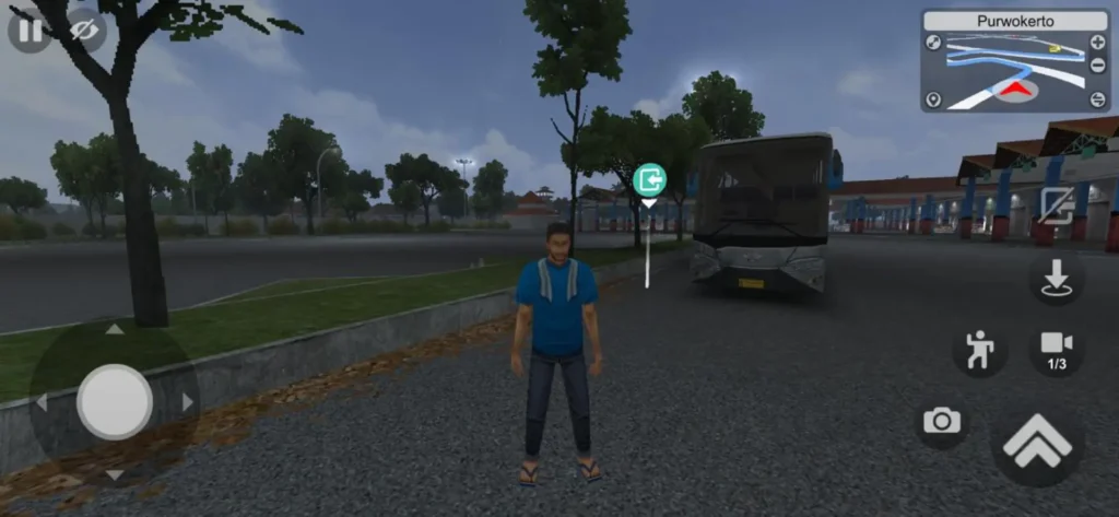 Bus Simulator Indonesia driver selfie and camera mode features